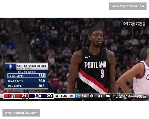 开拓者 107-114 快船 杨瀚森 4 分 20 秒砍 2 分